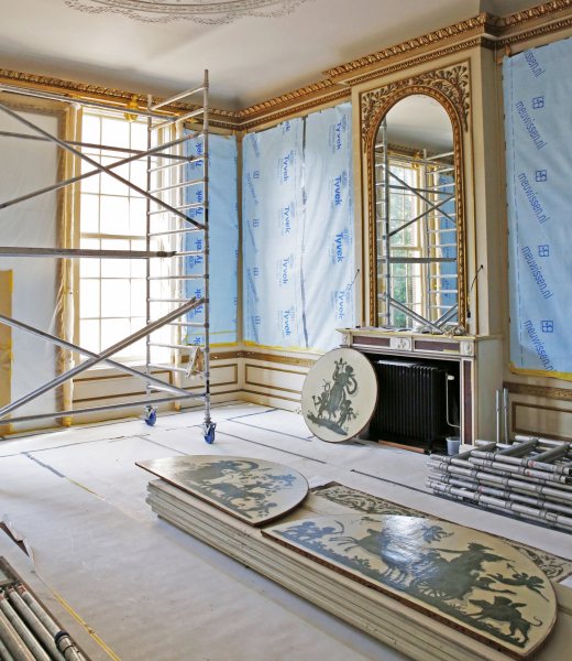 Huis barnaart in restauratie