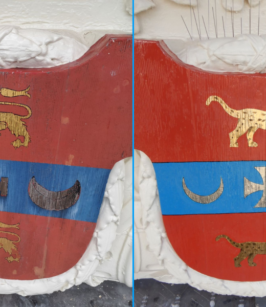 Voor en na wapen Teylershofje