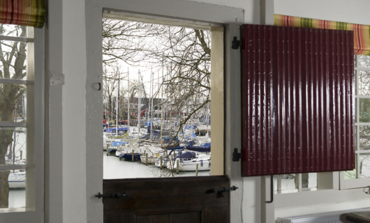 Uitzicht op de haven