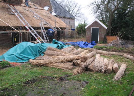 nieuwe rieten kap 2008