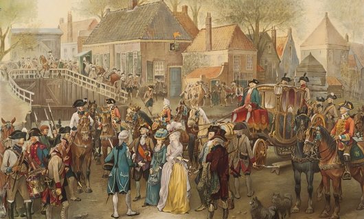 De aanhouding bij Goejanverwellesluis schoolprent