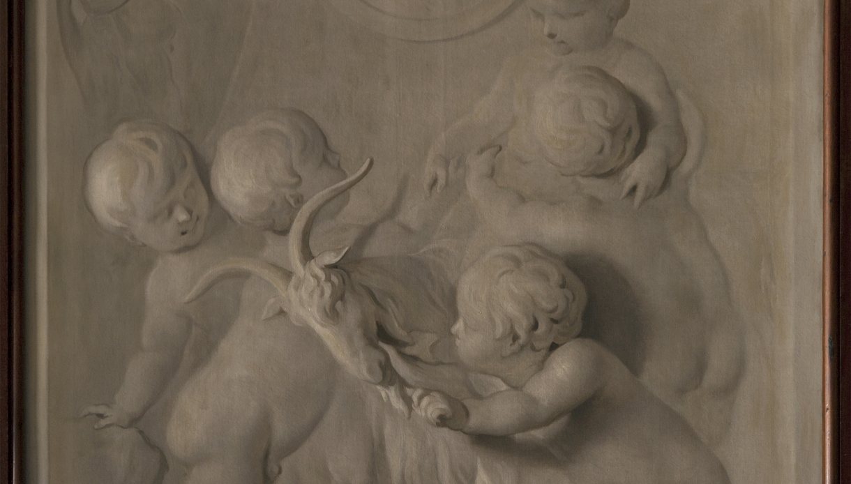 Bovendeurstuk De Wit boven deur naar gang