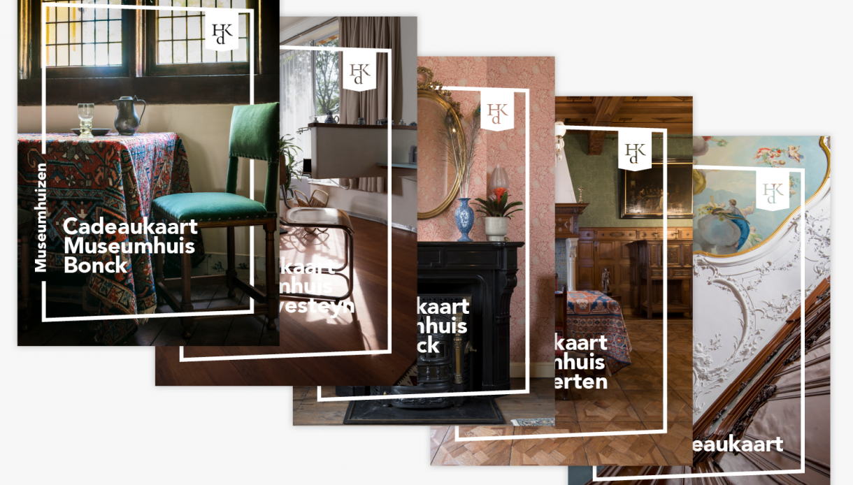 Cadeaukaart Museumhuizen drie plus keuze
