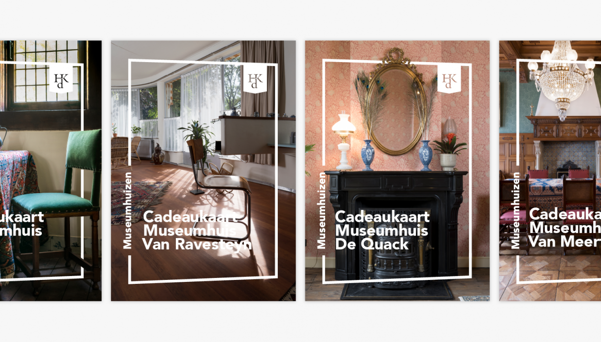 Cadeaukaart Museumhuizen vier standaard