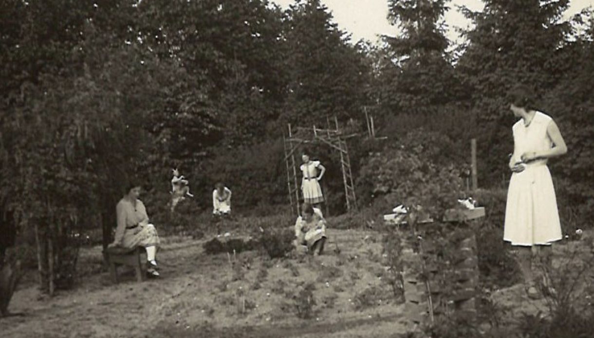 Aanplant van de pantuin in 1928