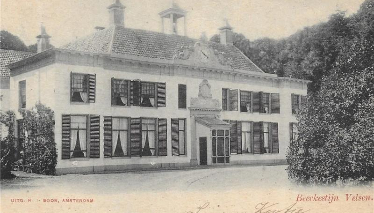 Buitenplaats Beeckestijn, historische foto
