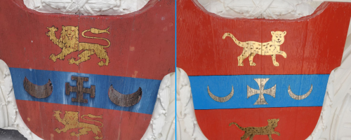 Voor en na wapen Teylershofje