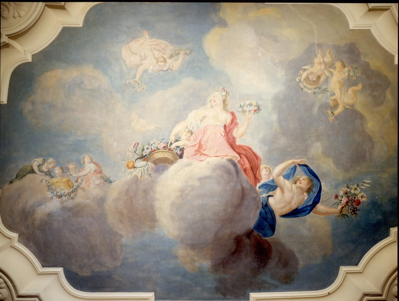 Plafondschildering Herengracht 241