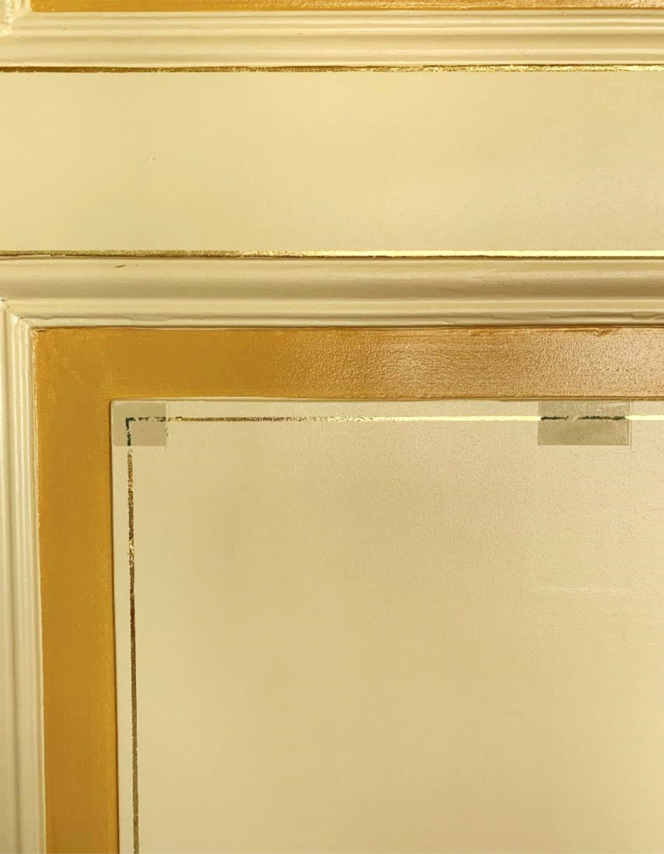 De Quack detail bladgoud bel-etage