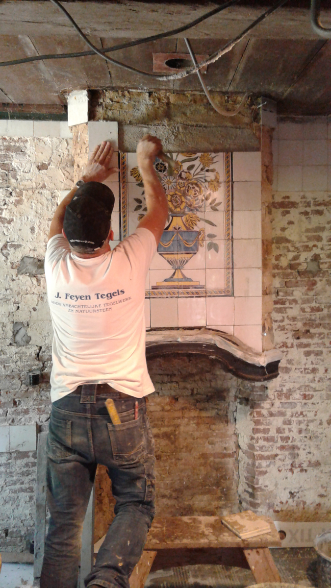 Restauratie schouw in Oosterleek
