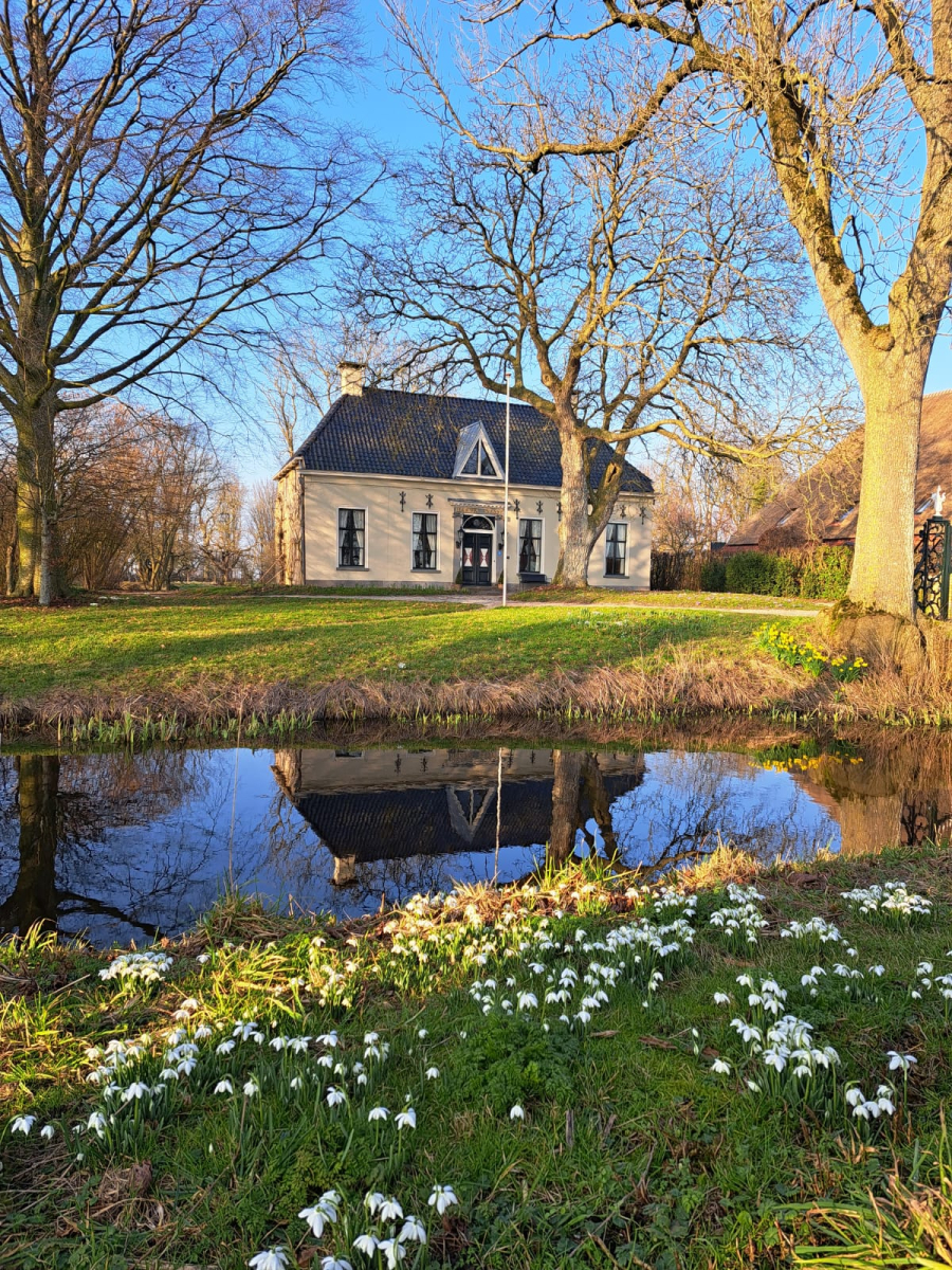 Harsta State, de tuin in bloei