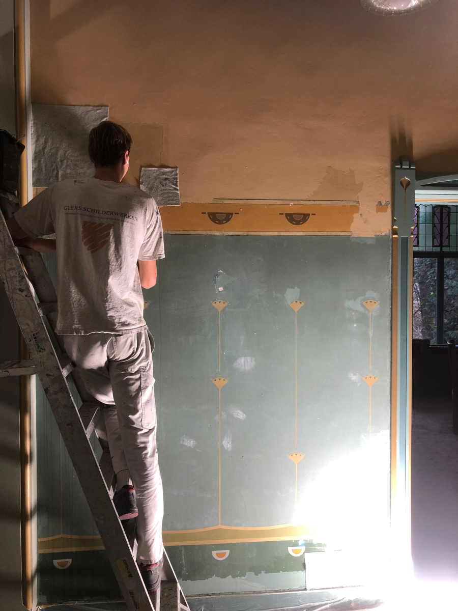 Dennenheuvel - restauratie schilderingen interieur