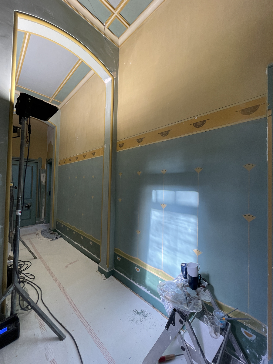 Dennenheuvel - restauratie schilderingen interieur
