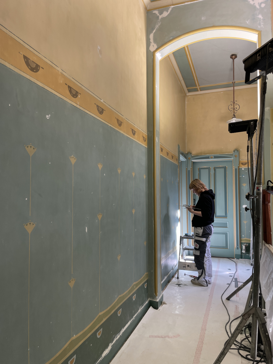 Dennenheuvel - restauratie schilderingen interieur