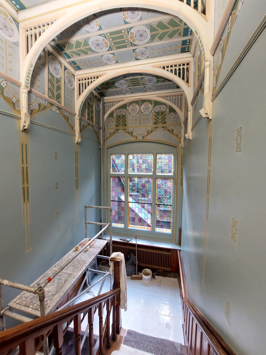 Dennenheuvel - restauratie schilderingen interieur