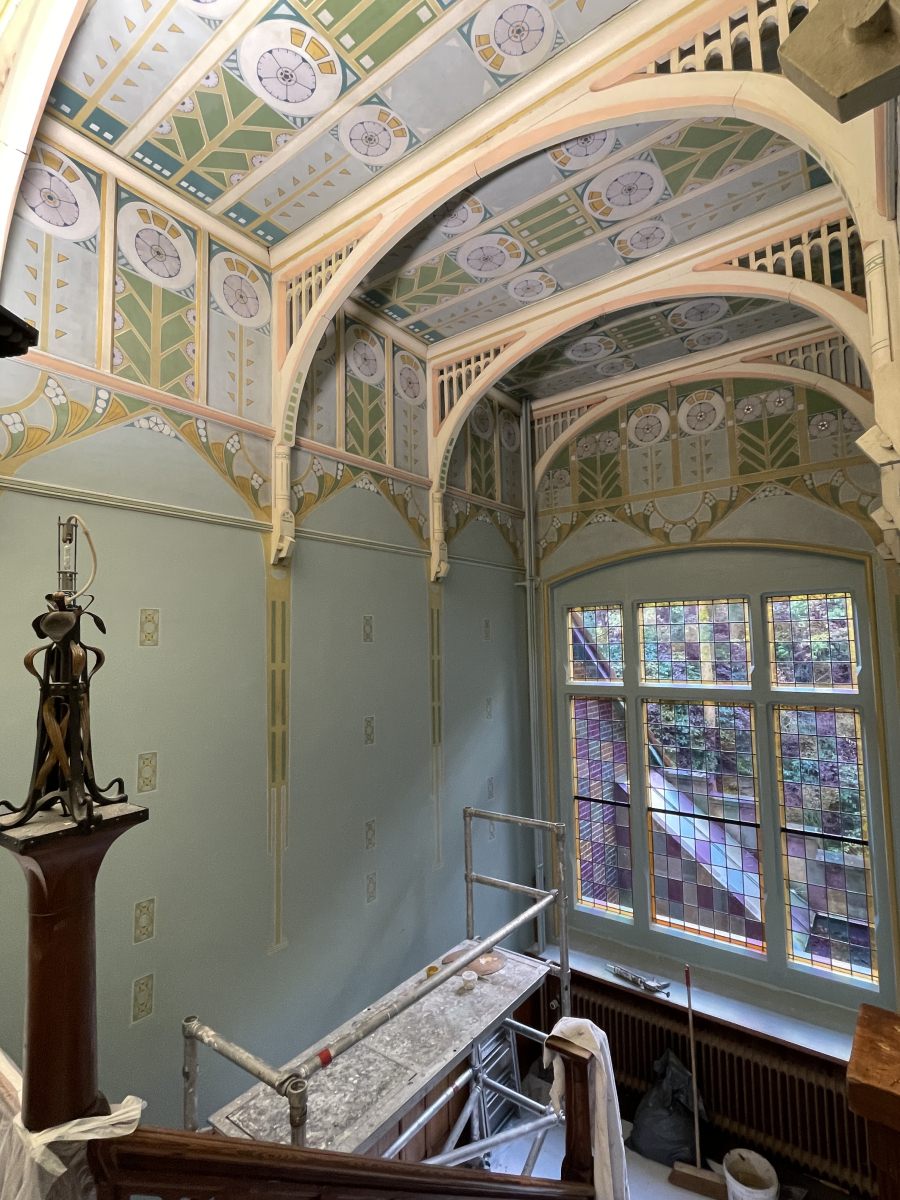 Dennenheuvel - restauratie schilderingen interieur