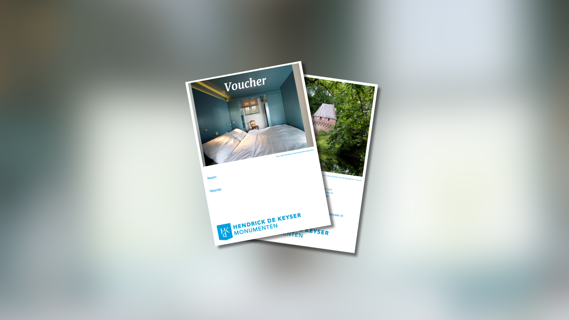 Voucher vakantiehuizen