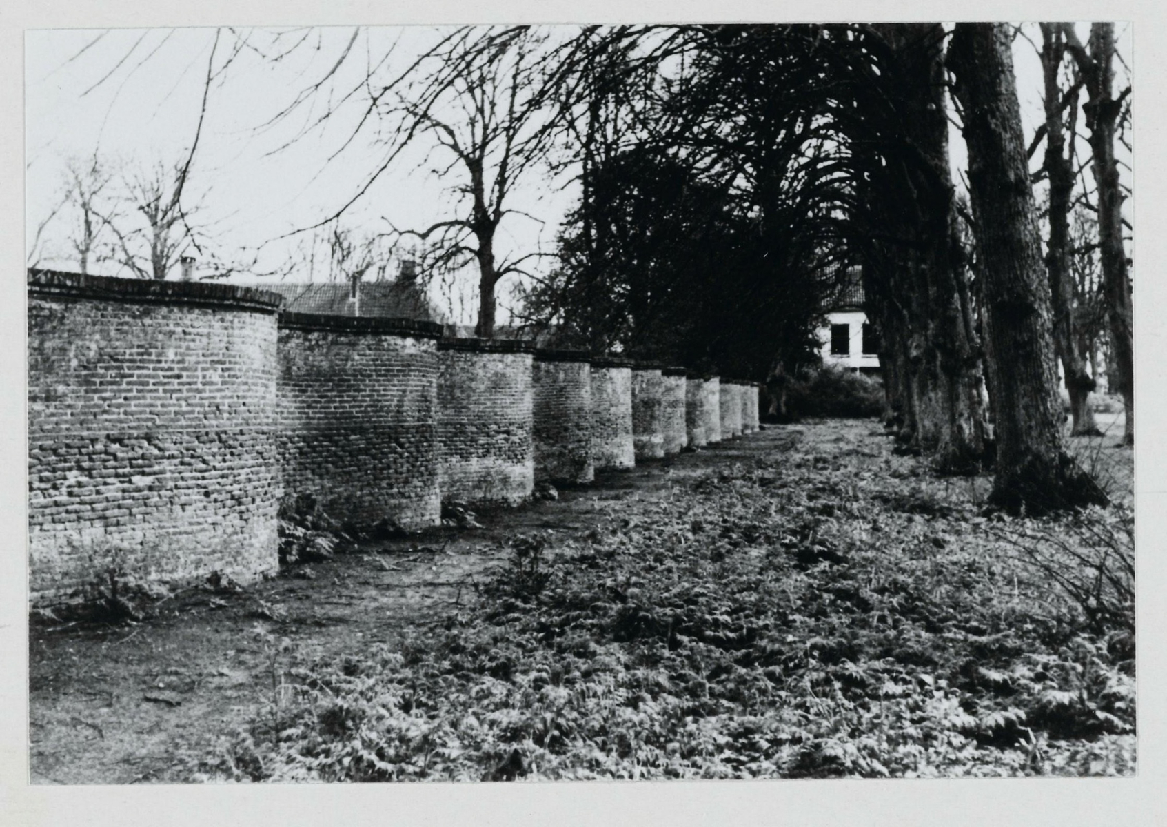 Buitenplaats Beeckestijn - Archief moestuinmuur