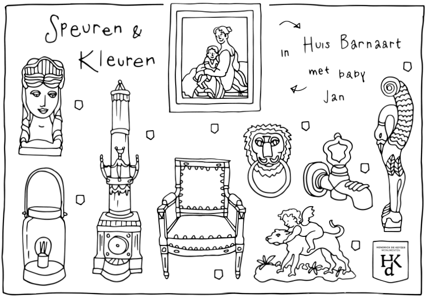 Barnaart Speurkleurplaat