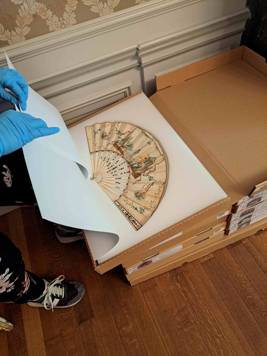 Making off nieuwe tentoonstelling Beeckestijn