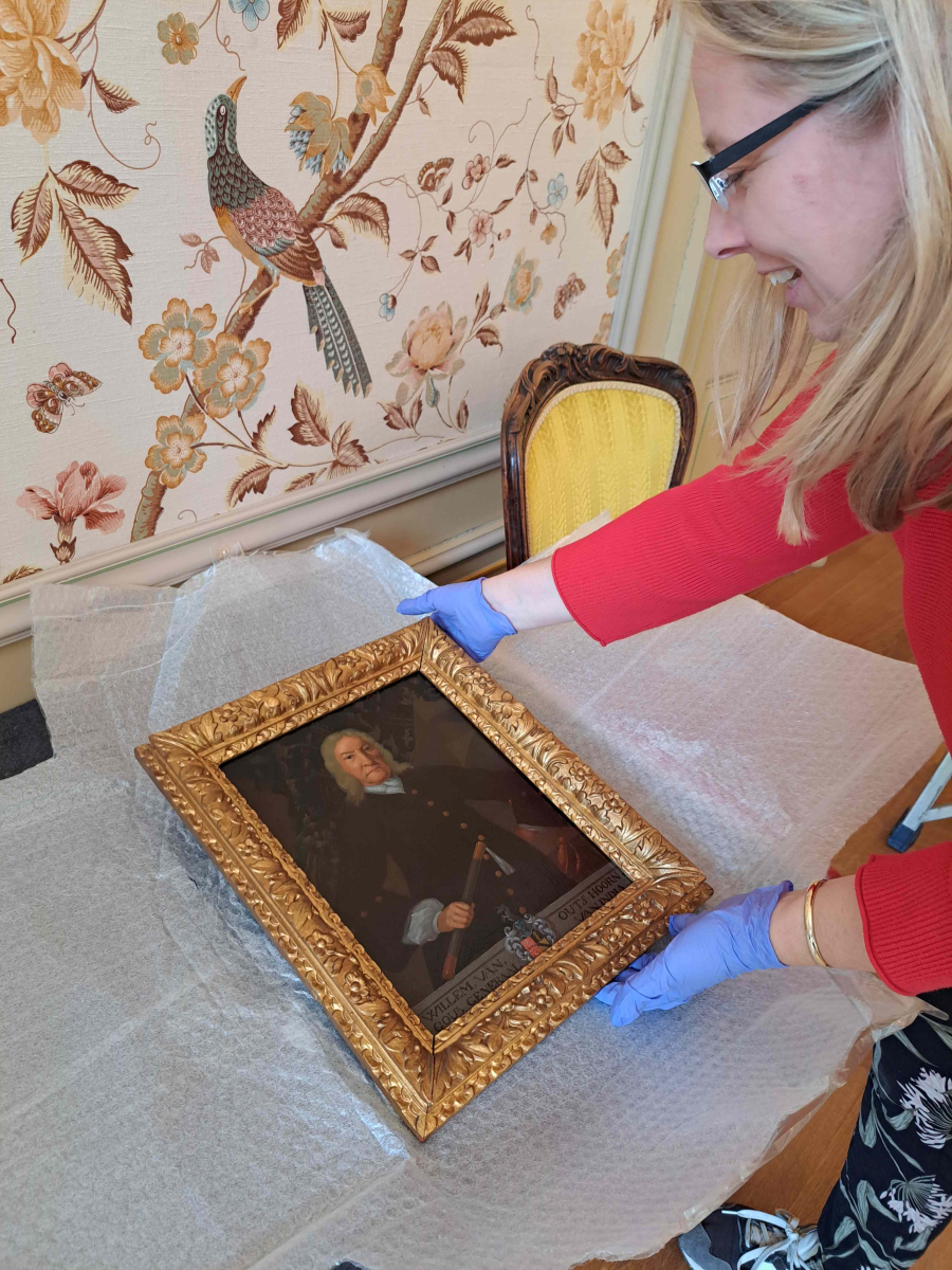 Making off nieuwe tentoonstelling Beeckestijn