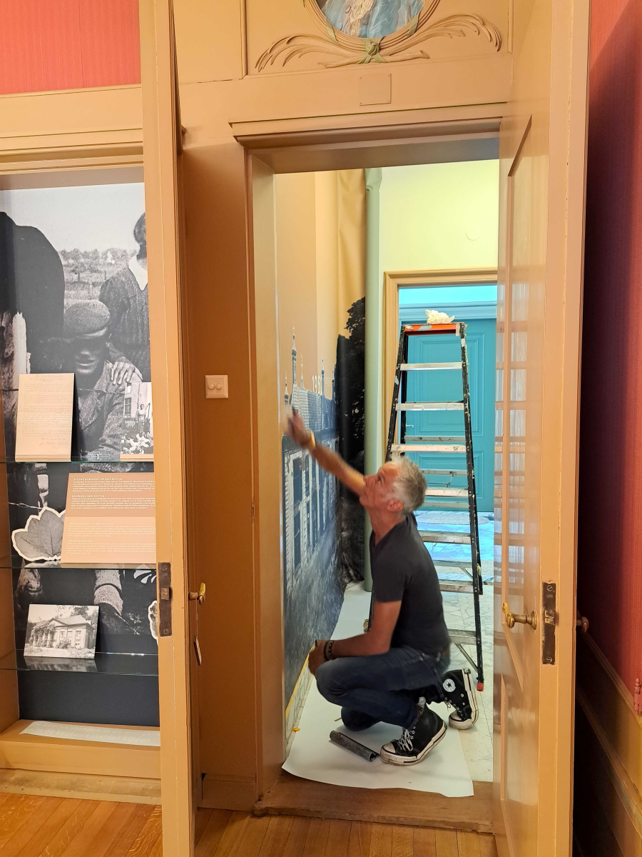 Making off nieuwe tentoonstelling Beeckestijn