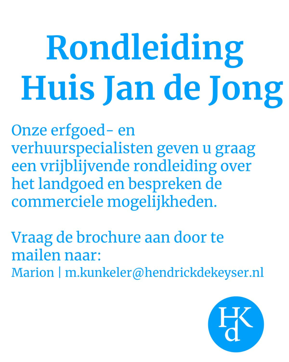 Rondleiding Huis Jan de Jong