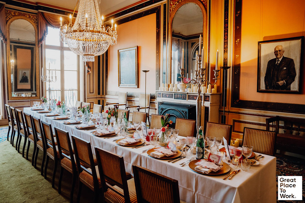 Diner opstelling Hodshon