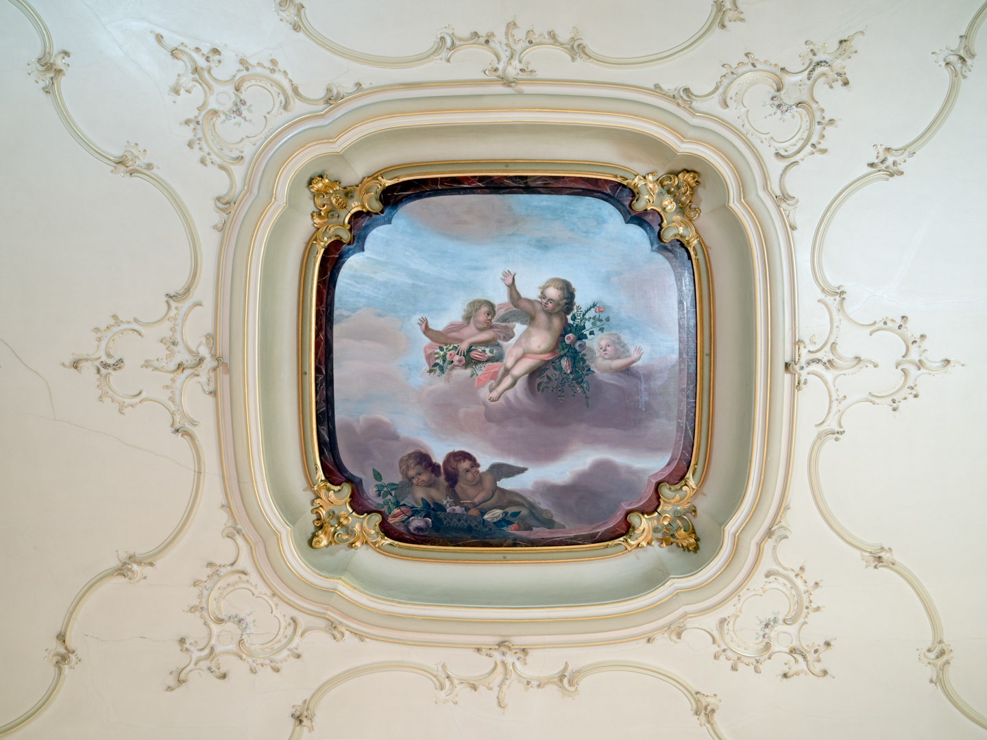 Fundatie van Renswoude in Utrecht - plafond