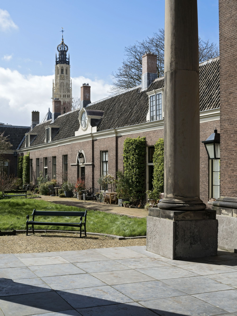 Teylers hofje tegelvloer