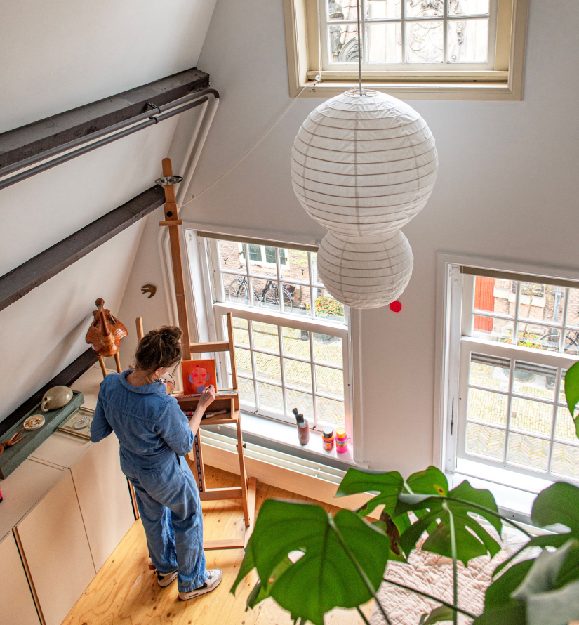 Werken in een huis van Hendrick