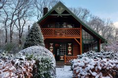De Roode Pan in de sneeuw
