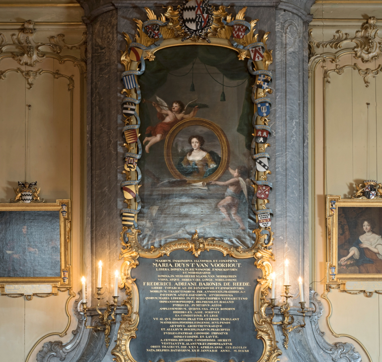 Fundatie van Renswoude in Utrecht - regentenzaal schouw