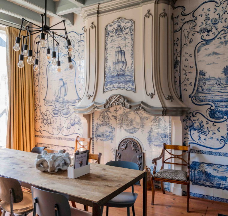 Huis Tichelaar historische kamer in Makkum vakantiehuis